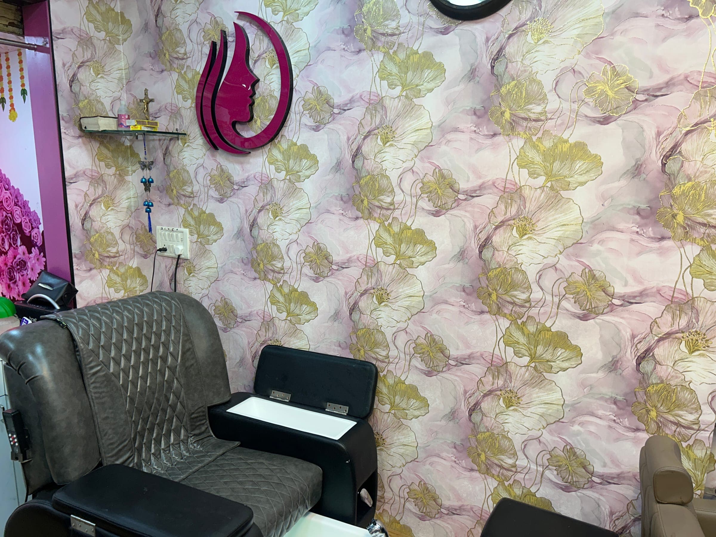 Treatment room at Seema’s Beauty Parlour